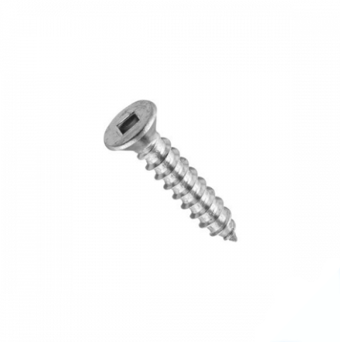 SCREW STS CSK SQ DRV SS 304 10G X 2'' (50MM)